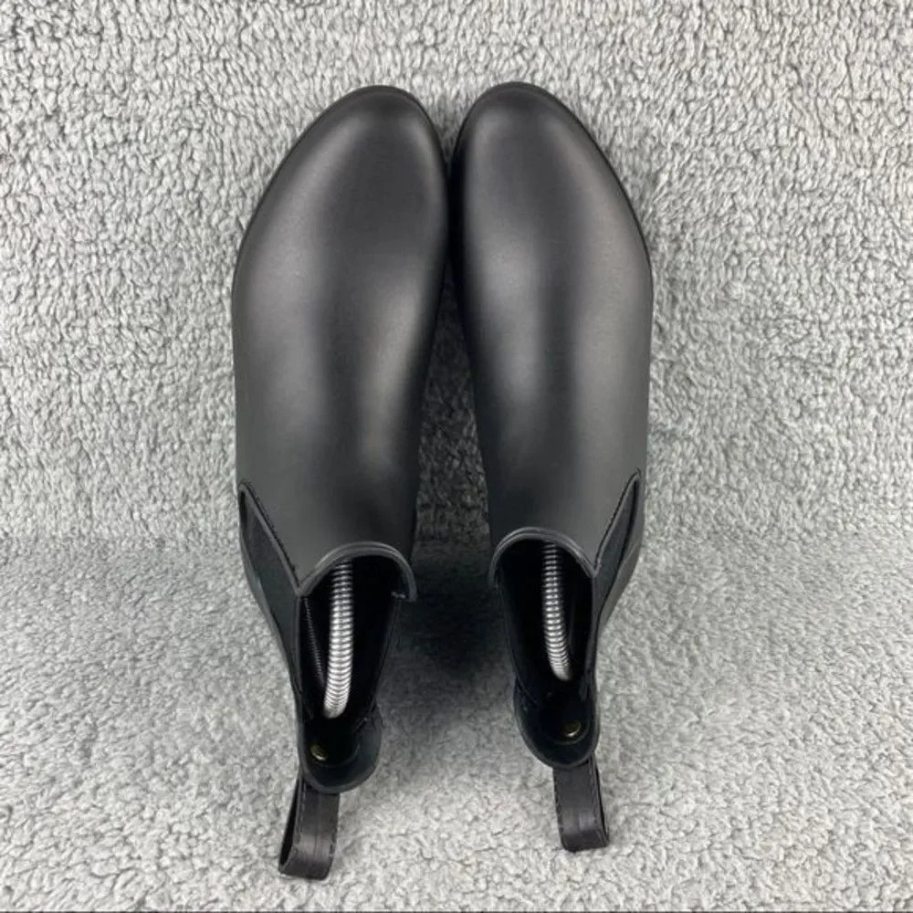 Sam edelman rain Boots Tinsley Black Slip‎ On Womens 7 W Elastic Sides Ankle - Picture 7 of 14